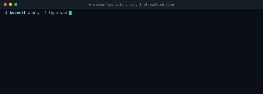 Terminal recording: a pod with a misspelled prefix placeholder stays in ContainerCreating, and kubectl describe pod shows the driver returning INVALID_ARGUMENT with a message naming the bad placeholder and listing the accepted ones.